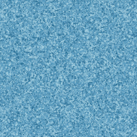 Chambray Blue Color Blends Quilting Treasures Cotton Fabric