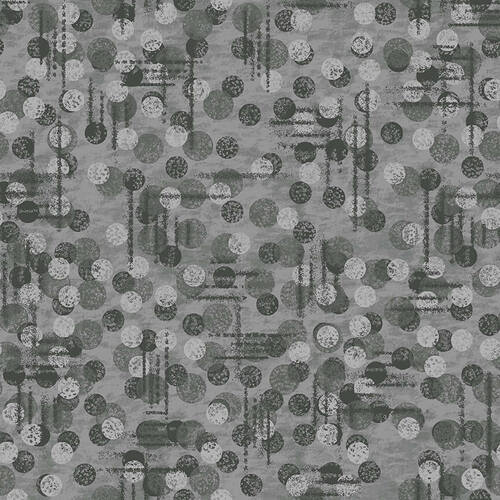 Charcoal Gray Tonal Texture Blender Jot Dot Blank Quilting Cotton Fabric