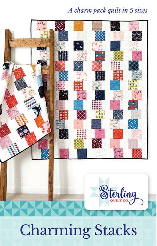 Charming Stacks Charm Pack Friendly Quilt Pattern 53.5" x 63" Sterling Labosky Sterling Quilt Co. SQC-011