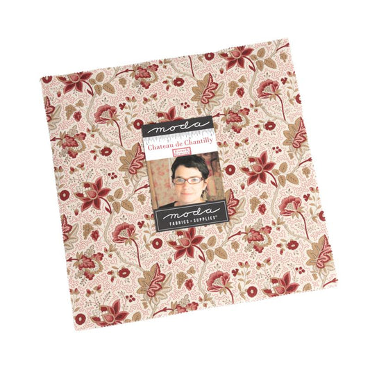 Chateau De Chantilly 10" Squares Layer Cake French General Moda Cotton Fabric MD-13940LC