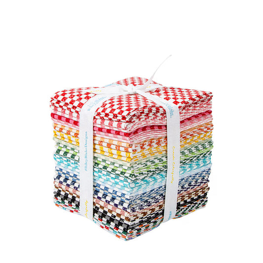 Check Please! Fat Quarter Bundle 18"X22" 30pcs The RBD Designers Riley Blake Designs Cotton Fabric RB-FQ-820-30