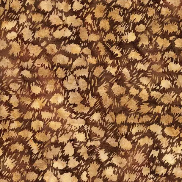 Cheetah Batik Light Smore Island Batik Cotton Fabric