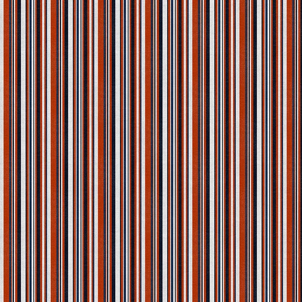 Chi-Town Tough Chicago Spirit Stripe Football Orange Blue Paintbrush Studios Cotton Fabric PBS-120-26629