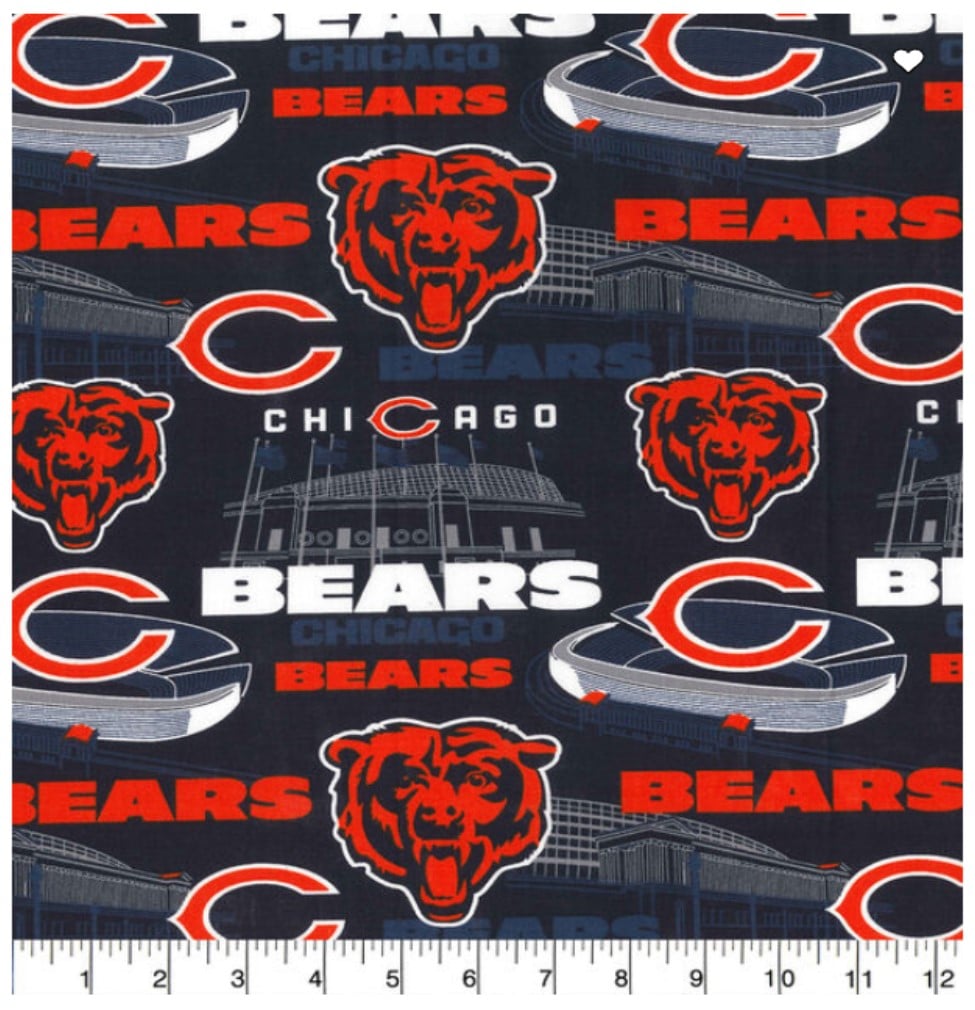 Chicago Bears NFL Football Stadium Cotton Fabric