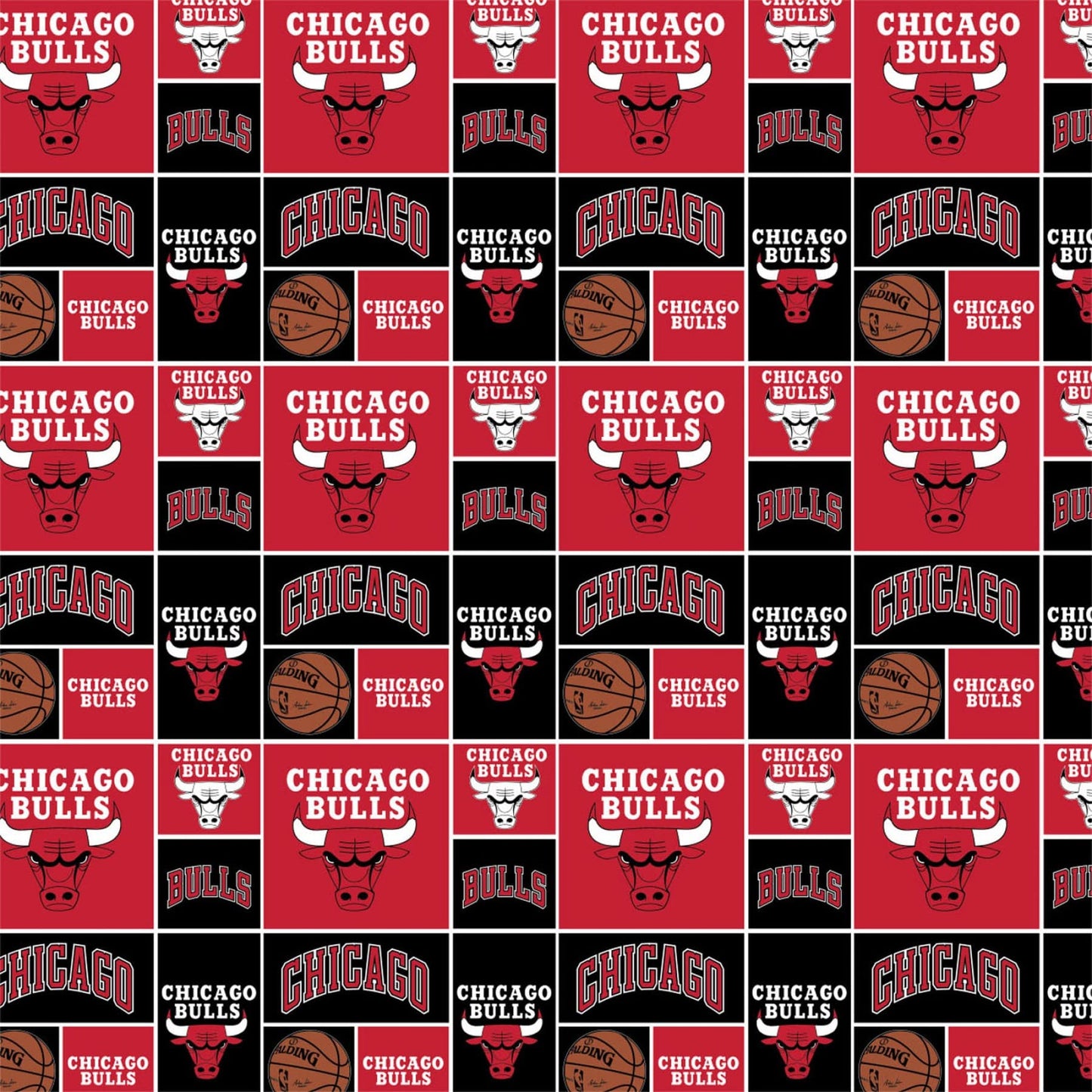 Chicago Bulls NBA Basketball Box Camelot Cotton