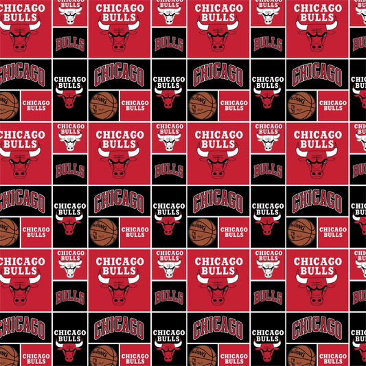 Chicago Bulls NBA Basketball Box Camelot Cotton