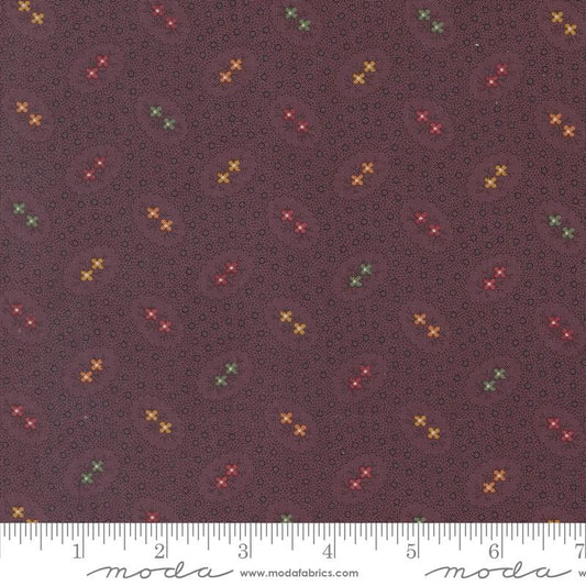 Chickadee Landing Tw Blooms Dots Crocus Purple Kansas Troubles Quilters Moda Cotton Fabric