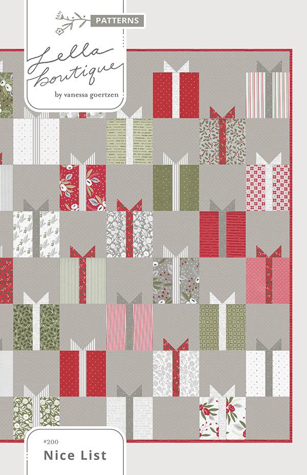 Nice List Christmas Morning Quilt Pattern Vanessa Goertzen Lella Boutique