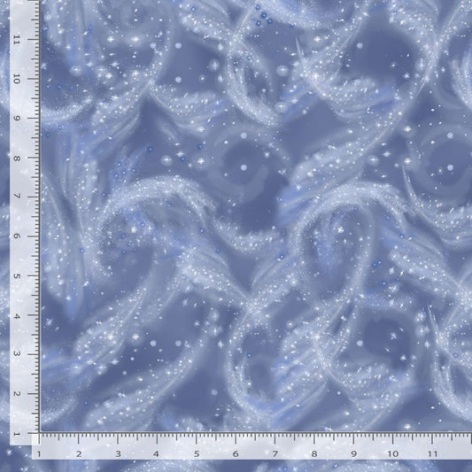 Christmas Eve Blizzard Frost Dona Gelsinger Timeless Treasures Cotton Fabric TT-DONA-CD3376-FROST