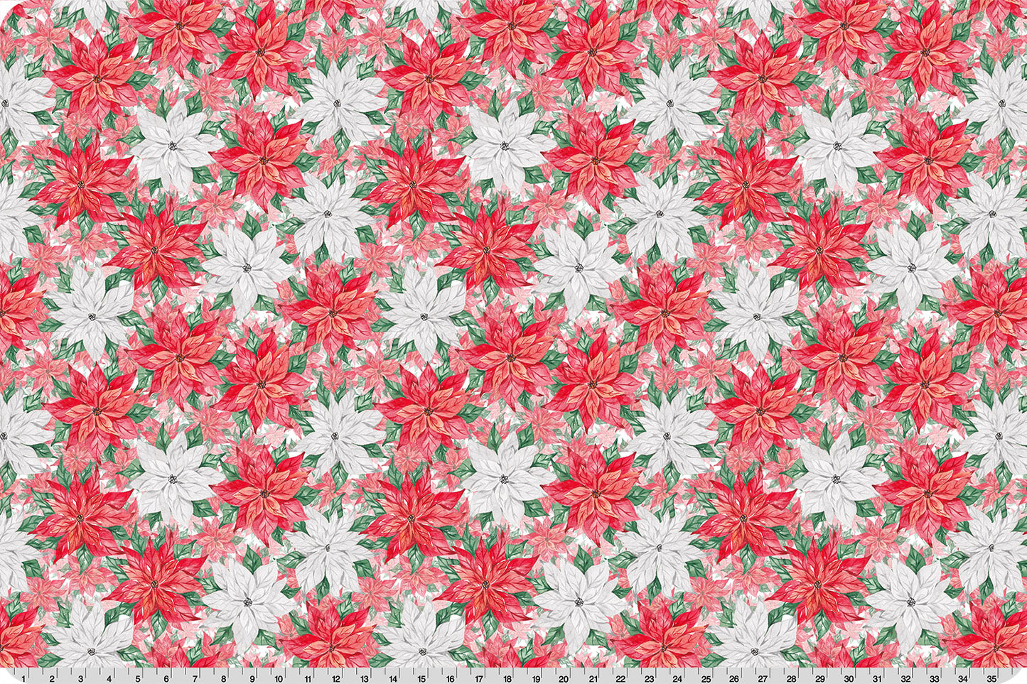 Christmas Keepsake Noel Blossom Quilting Cuddle Multi Shannon Fabrics Polyester Minky Fabric SF-QCCKNOELBLOSSOMMULTI