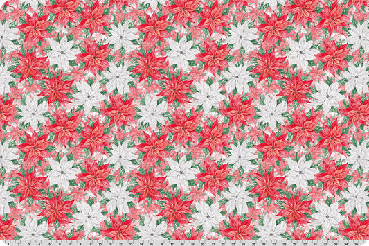 Christmas Keepsake Noel Blossom Quilting Cuddle Multi Shannon Fabrics Polyester Minky Fabric SF-QCCKNOELBLOSSOMMULTI