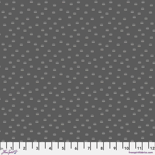 Chromatics Toppers Steel Grey Free Spirit Cotton Fabric FS-PWFS055.STEEL