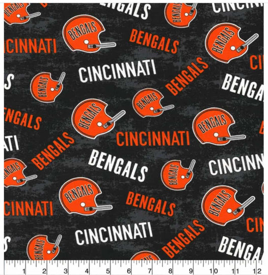 Cincinnati Bengals Legacy Football Licensed CottonFabric