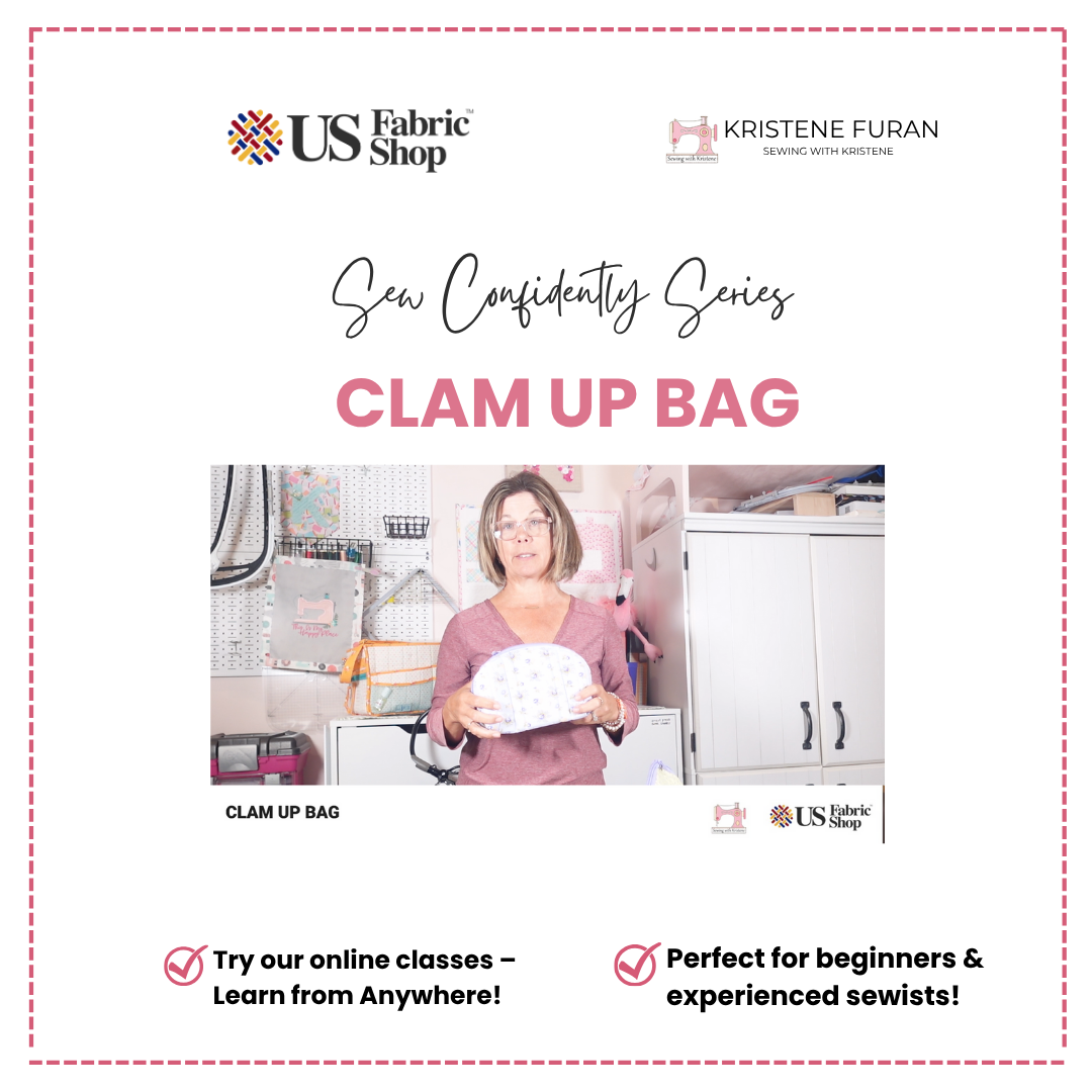 Clam Up Bags Kit Sewing with Kristene