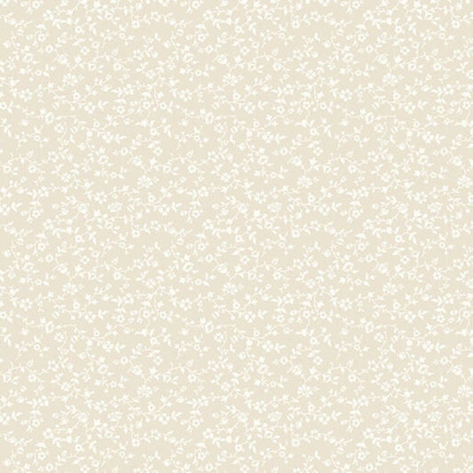 Classic Keepsakes Vineyard Floral Ecru Cream Kanvas Studio Benartex Cotton Fabric