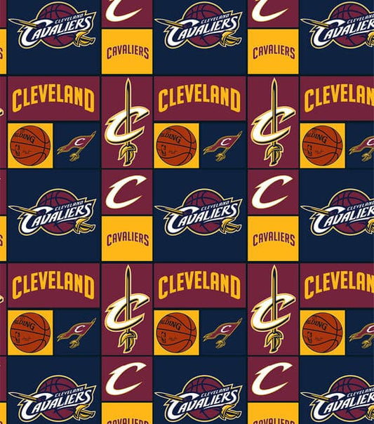 Cleveland Cavaliers NBA Basketball Patch Camelot Cotton Fabric