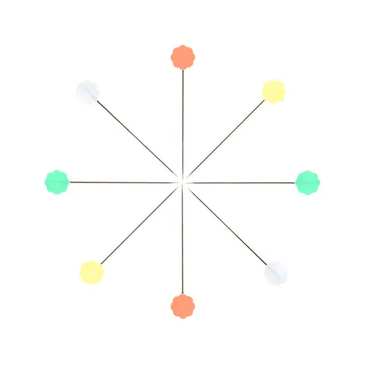 Clover Flower Head Pins 100 Pins Clover Needlecraft Clover 2506