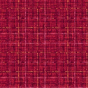 Coco Texture Grid Blender Currant Red Michael Miller Cotton Fabric