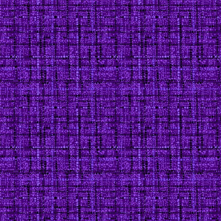 Coco Texture Grid Blender Eggplant Purple Michael Miller Cotton Fabric