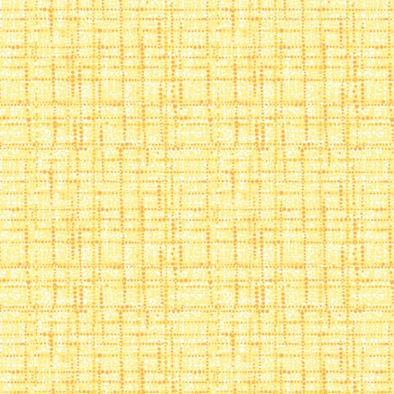 Coco Texture Grid Blender Lemon Yellow Michael Miller Cotton Fabric