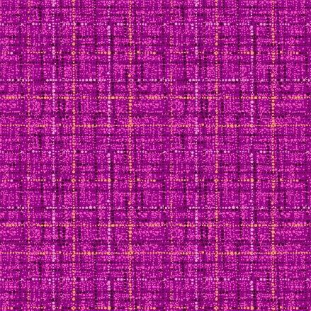 Coco Texture Grid Blender Magenta Purple Michael Miller Cotton Fabric