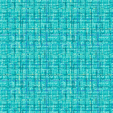 Coco Texture Grid Blender Turquoise Blue Green Michael Miller Cotton Fabric