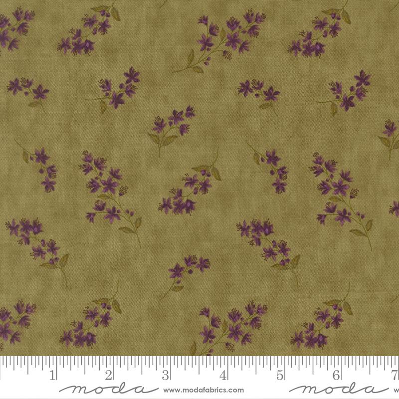 Collections Essence Blossoms Floral Clover Howard Marcus Moda Cotton Fabric MD-46274-14