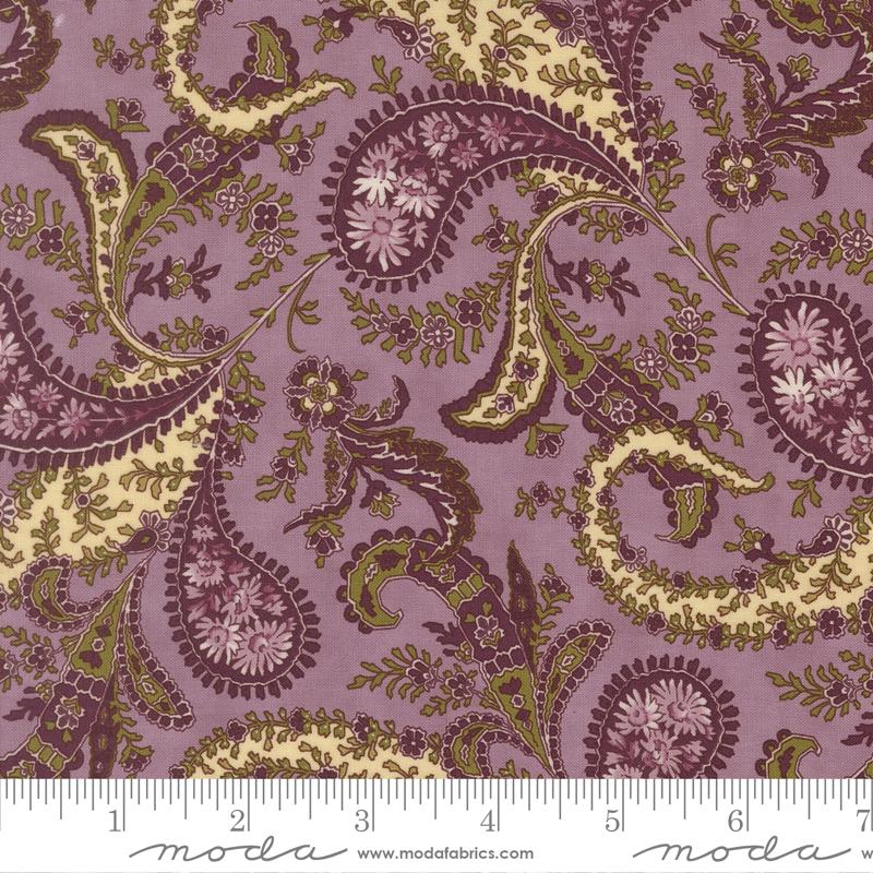 Collections Essence Floral Paisley Lavender Howard Marcus Moda Cotton Fabric MD-46270-12