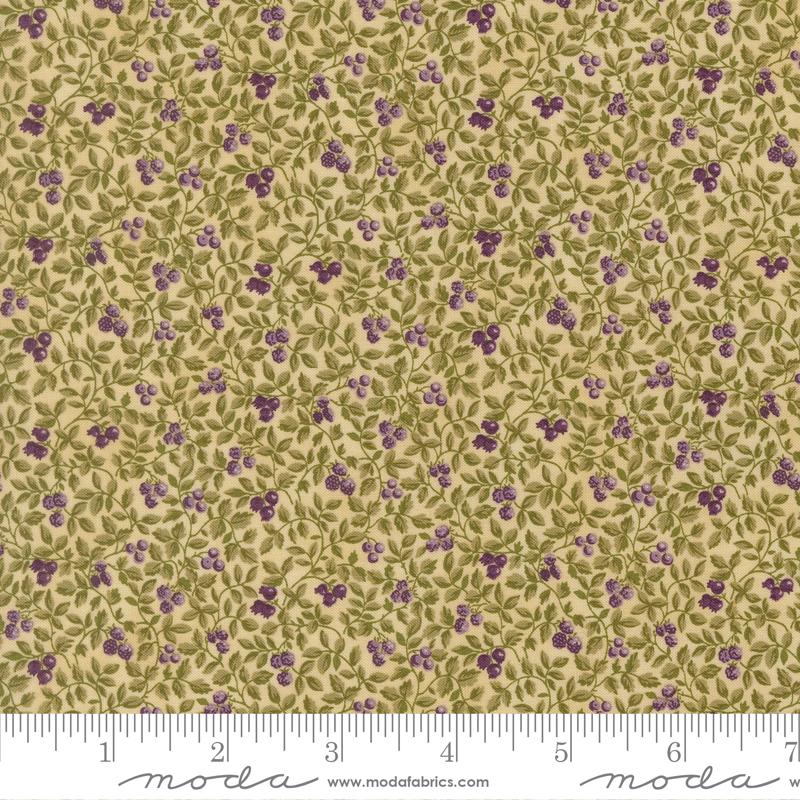 Collections Essence Little Vine Blenders Berries Parchment Howard Marcus Moda Cotton Fabric MD-46276-11