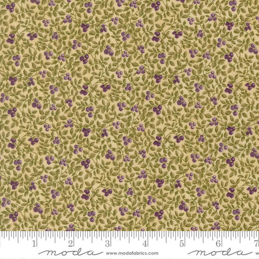 Collections Essence Little Vine Blenders Berries Parchment Howard Marcus Moda Cotton Fabric MD-46276-11