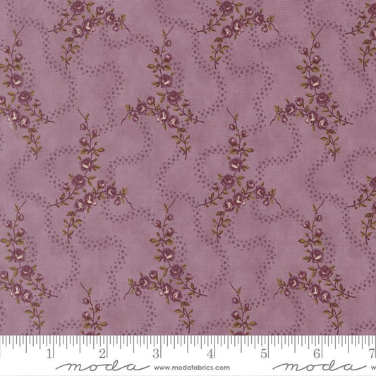 Collections Essence Meandering Path Florals Stripes Lavender Howard Marcus Moda Cotton Fabric MD-46272-12