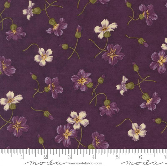 Collections Essence Plums Florals Plum Howard Marcus Moda Cotton Fabric MD-46271-13