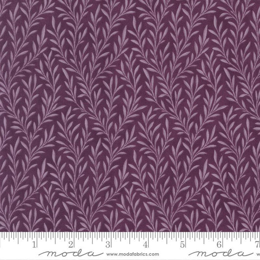 Collections Essence Plums Florals Trailing Vines Blenders Plum Howard Marcus Moda Cotton Fabric MD-46278-13