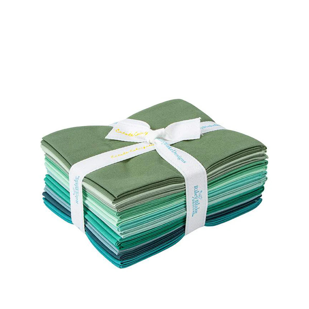 Confetti Cottons Mint Fat Quarter Bundle 18"x22" 12pcs The RBD Designers Riley Blake Cotton Fabric