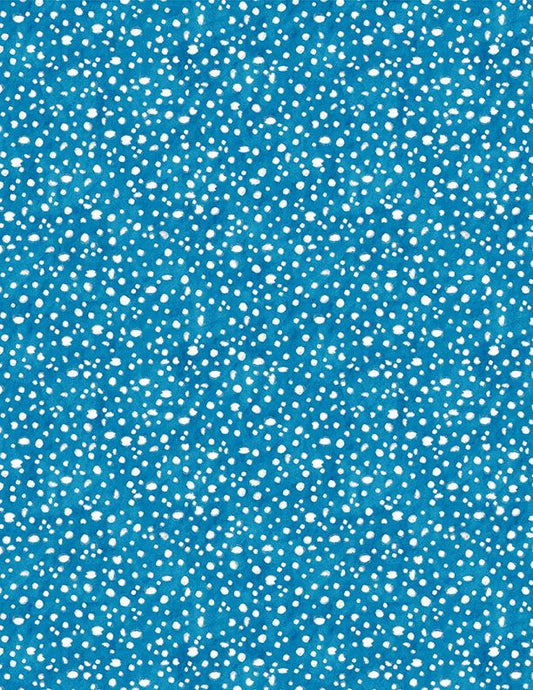 Essentials Connect the Dots Turquoise Susan Winget Wilmington Prints Cotton Fabric