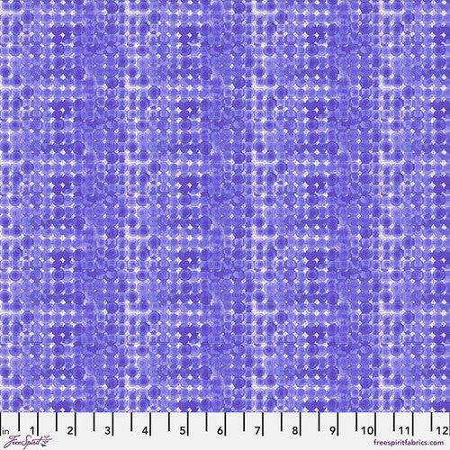 Cool Breeze Air Mass Iris Purple Katie Pasquini Masopust Free Spirit Cotton Fabric