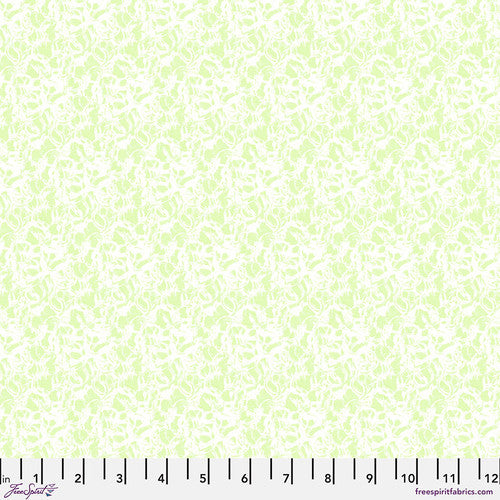 Cool Breeze Frost Light Lime Katie Pasquini Masopust Free Spirit Cotton Fabric