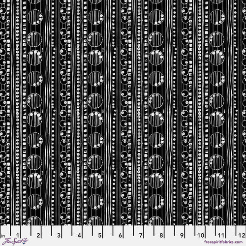 Cool Breeze Stratus Black Katie Pasquini Masopust Free Spirit Cotton Fabric