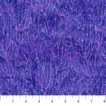 Coral Reef Tonal Coral Purple Deborah Edwards and Melanie Samra Northcott Cotton Fabric NC-DP28882-86