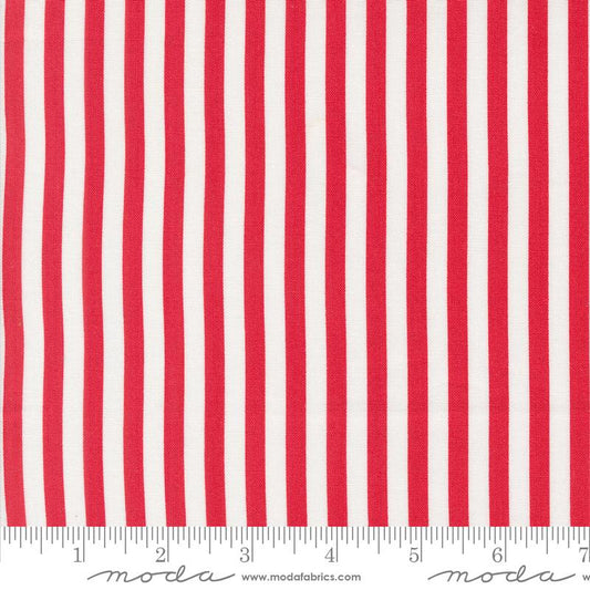 Coriander Colors Stripe Stripes Red Corey Yoder Moda Fabrics Cotton Fabric
