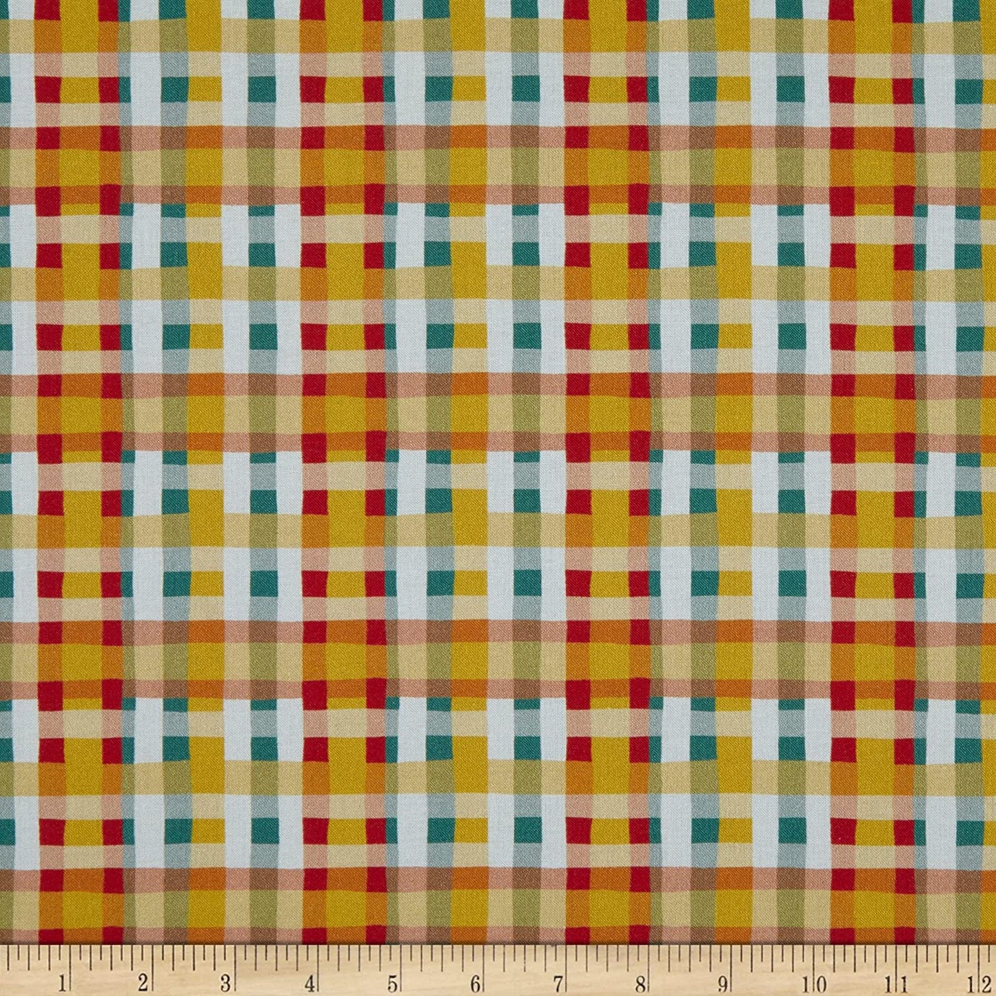 Cozy Holidays Holiday Plaid Multi Olivia Gibbs Timeless Treasures Cotton Fabric