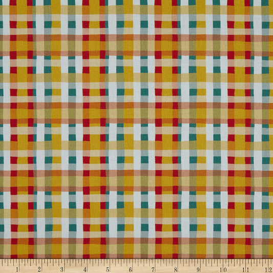 Cozy Holidays Holiday Plaid Multi Olivia Gibbs Timeless Treasures Cotton Fabric