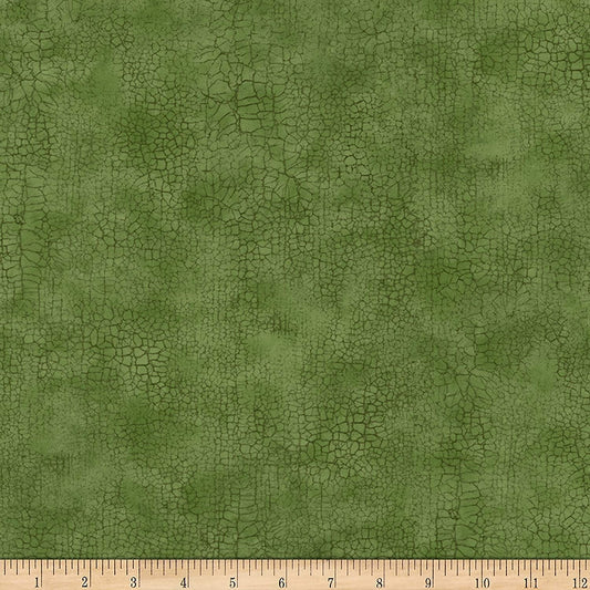 Crackle Pine Needle Green Northcott Fabrics Cotton Fabric