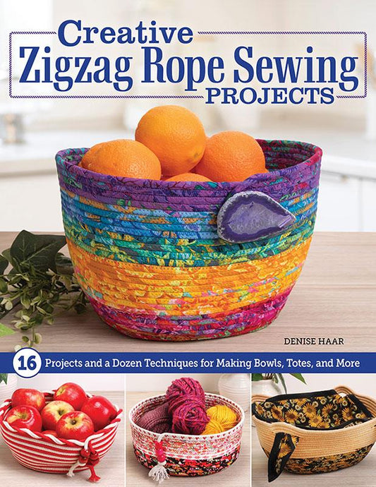 Creative Zigzag Rope Sewing Projects Book Landauer LAN-1052
