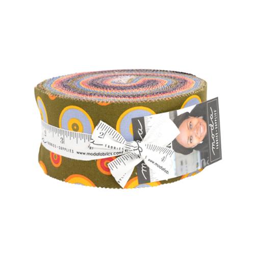 Creativity Roars Jelly Roll 2.5" Strips Creativity Shell Moda Cotton Fabric