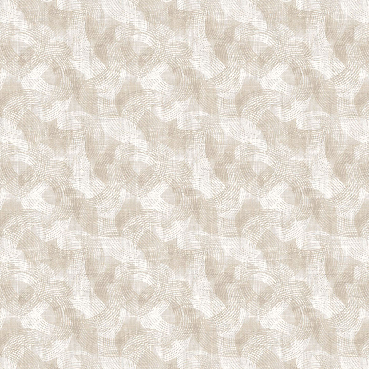 Crescent 108" Wide Backing Textured Arcs Ivory Cream Urban Essence Designs Blank Quilting Cotton Fabric