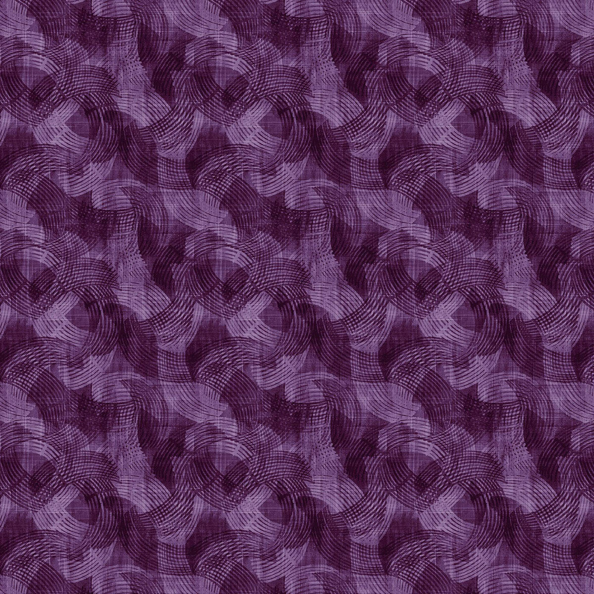 Crescent 108" Wide Backing Textured Arcs Purple Urban Essence Designs Blank Quilting Cotton Fabric