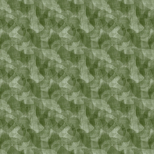 Crescent 108" Wide Backing Textured Arcs Sage Green Urban Essence Designs Blank Quilting Cotton Fabric