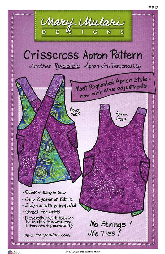 Crisscross Apron Wearable Pattern Mary Mulari Marys Productions MP-12