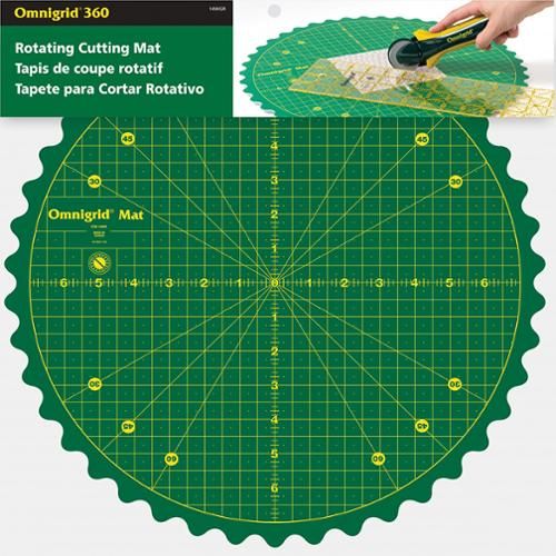 14" Omnigrid Rotating Cutting Mat Dritz